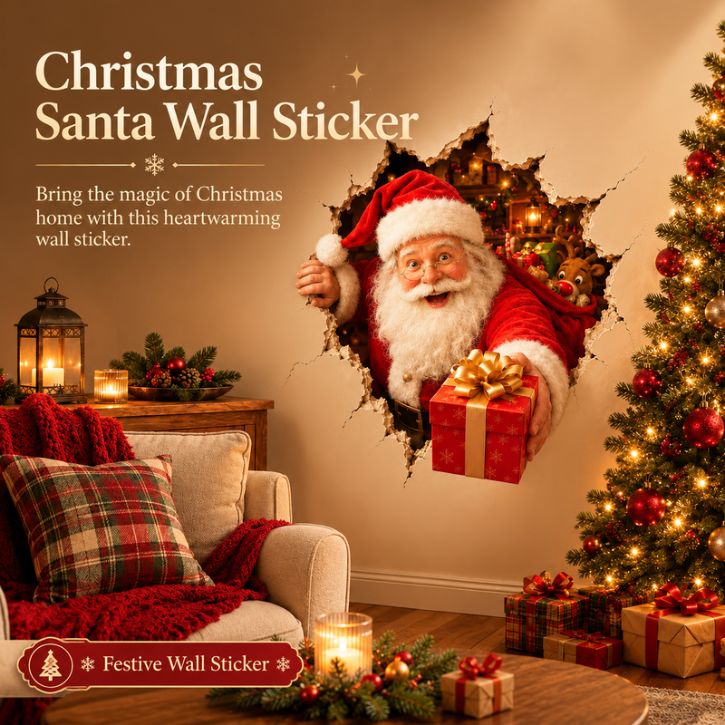 Santa Claus Christmas wall sticker