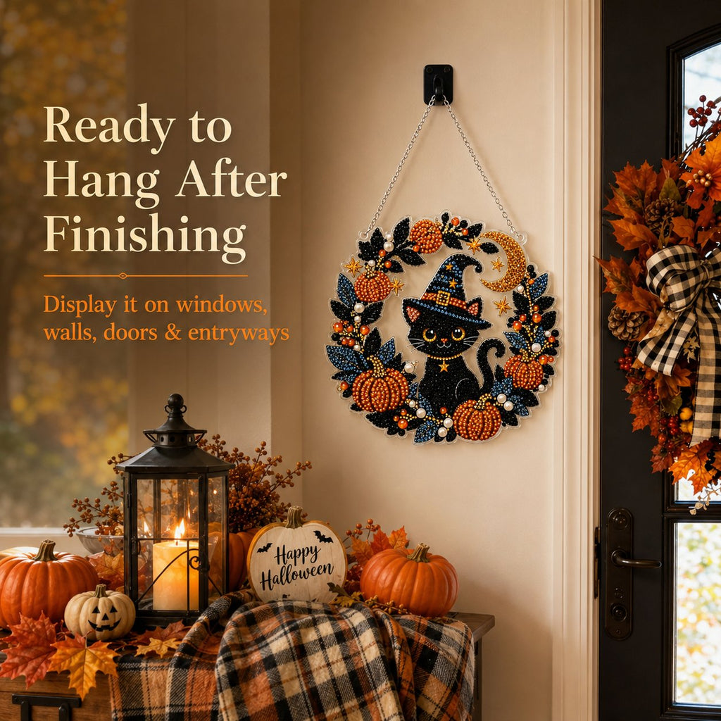 🔥LAST DAY 50% OFF - 👻✨ DIY Spooky Hanging Ornament Kit | Cute Handmade Decor for Holidays, Parties & Home Displays