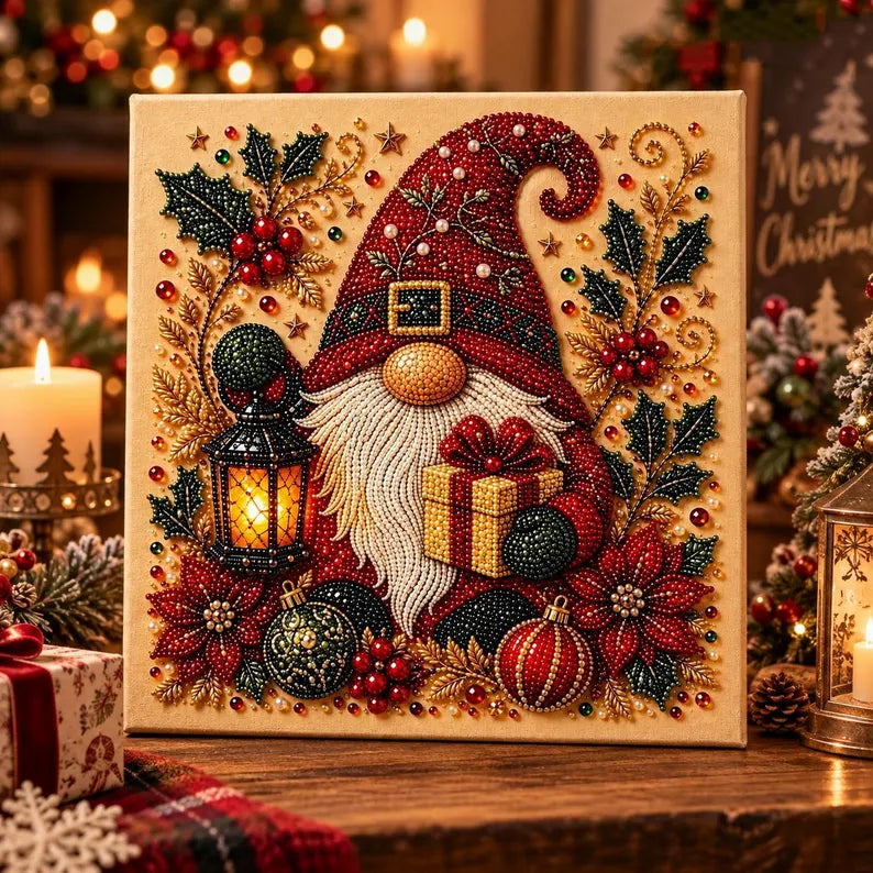 Christmas DIY Pearl Diamond Art Painting Kit -For Adults Beginner
