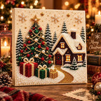 Christmas DIY Pearl Diamond Art Painting Kit -For Adults Beginner