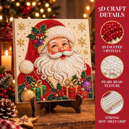Christmas DIY Pearl Diamond Art Painting Kit -For Adults Beginner
