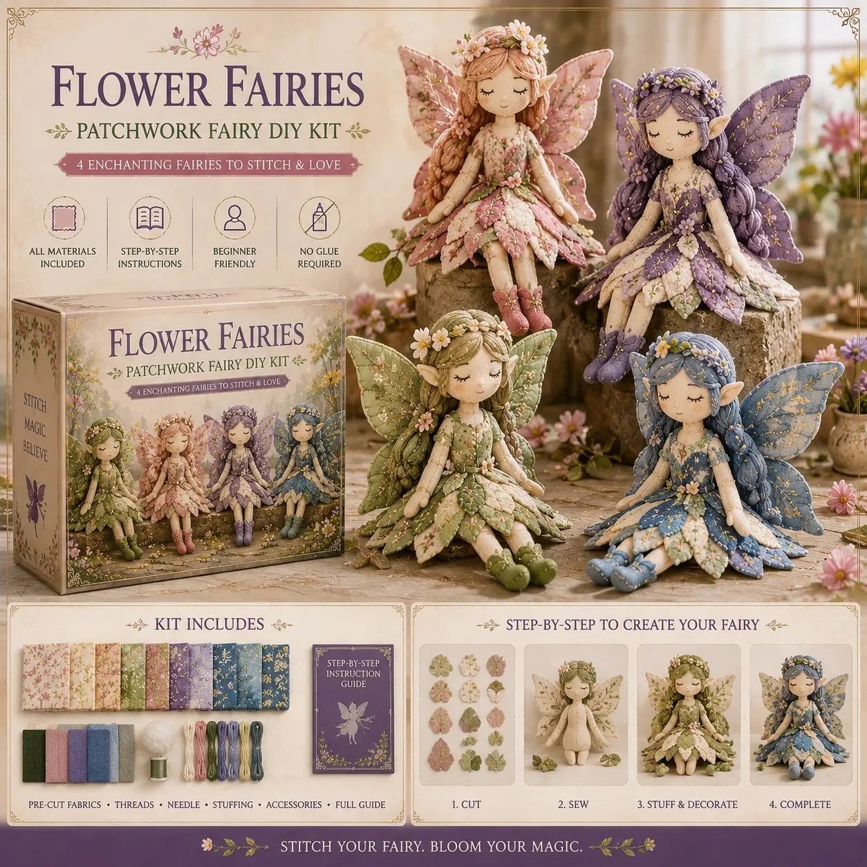 🧚‍♀️Fairy DIY Craft Kit for Kids ✨ Creative Fun