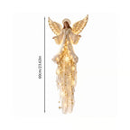 Angel Blessing Starfall Wall Light – Heavenly Christmas Wall Decor